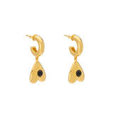 Sora Earrings - Onyx