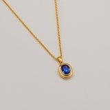 Ingrid Necklace - Sapphire Blue