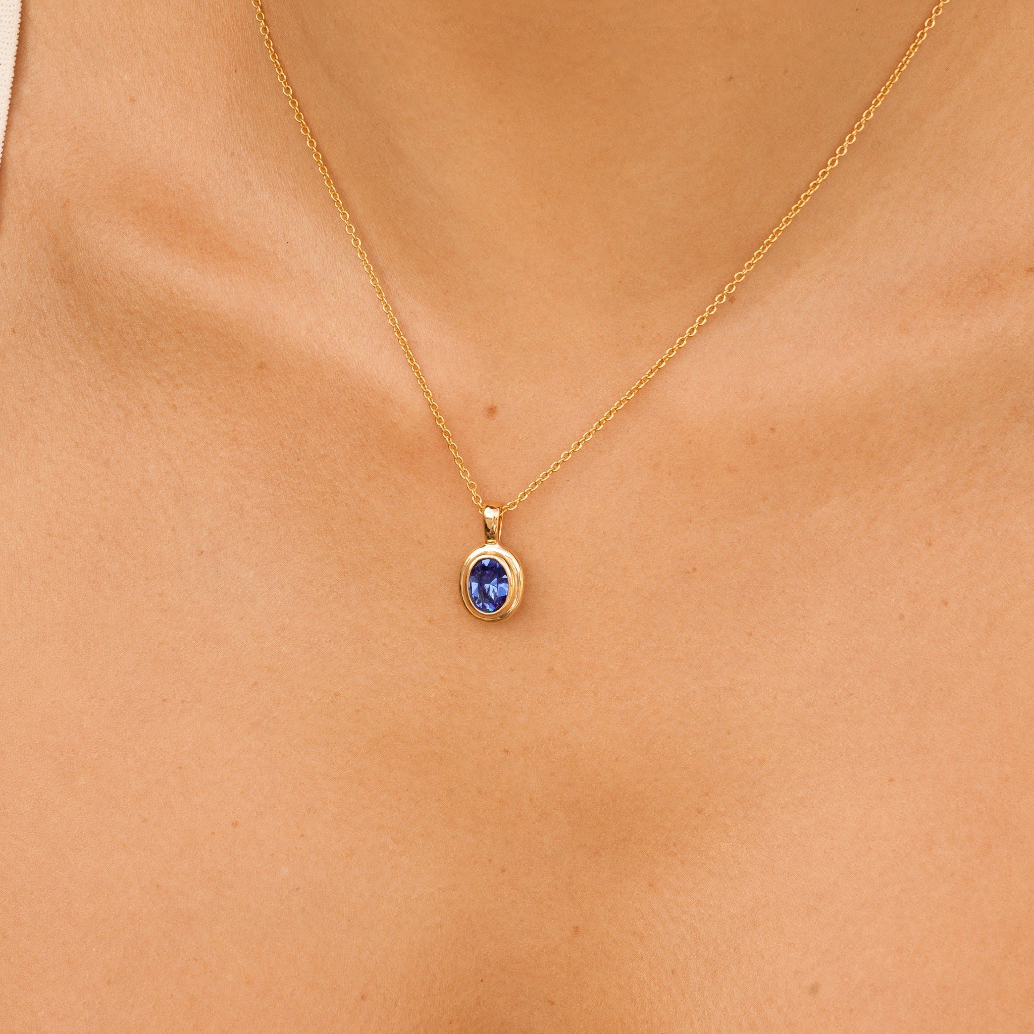 Ingrid Necklace - Sapphire