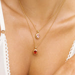 Ingrid Necklace - Light Rose