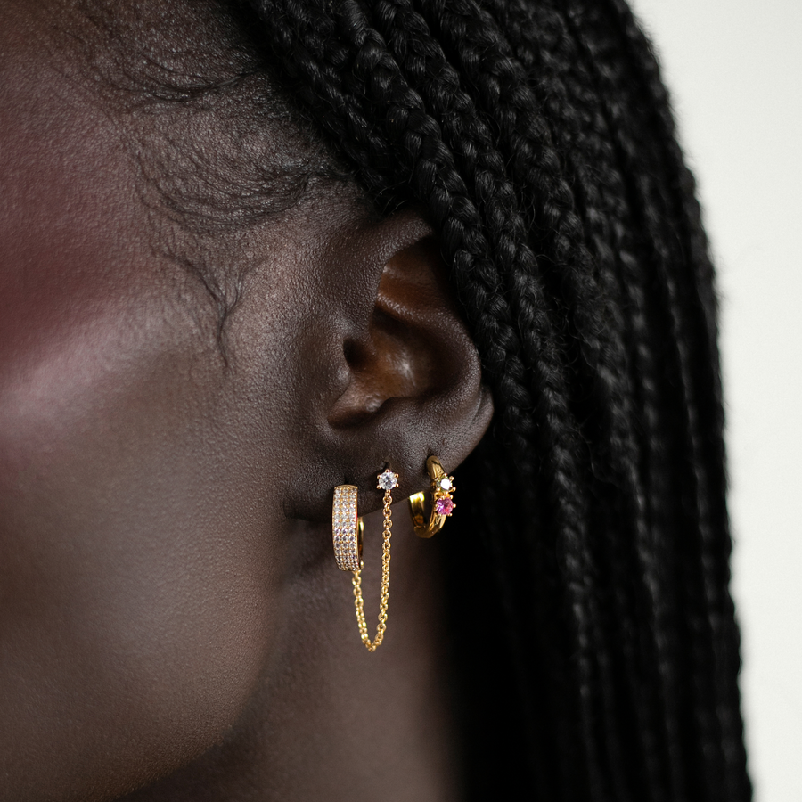 Maeve Earrings - Crystal