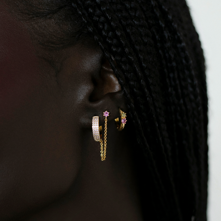 Maeve Earrings - Pink