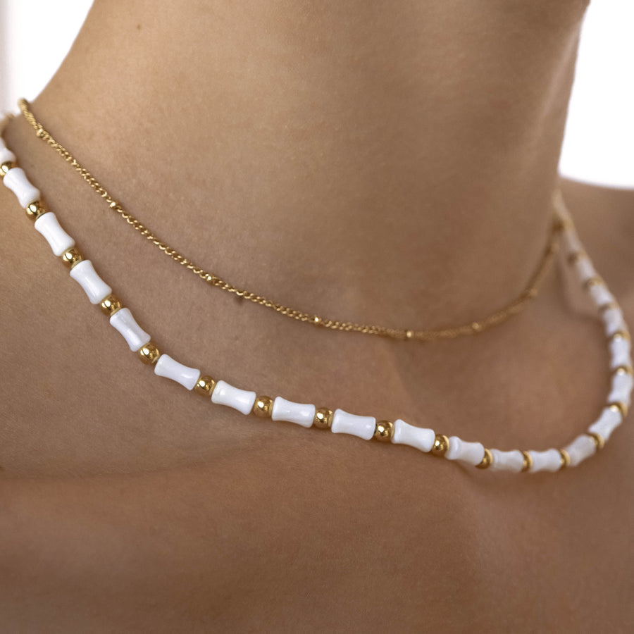 Elijah Necklace - Mother of Pearl