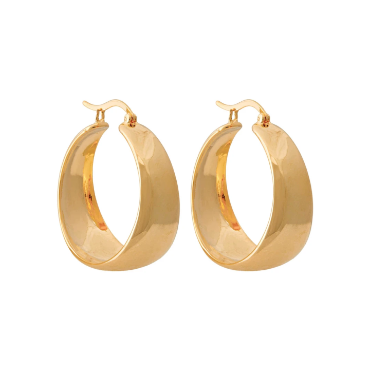 Zuri Hoops - Gold – ALIX YANG Jewellery