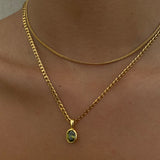 Bella Necklace - Olivine