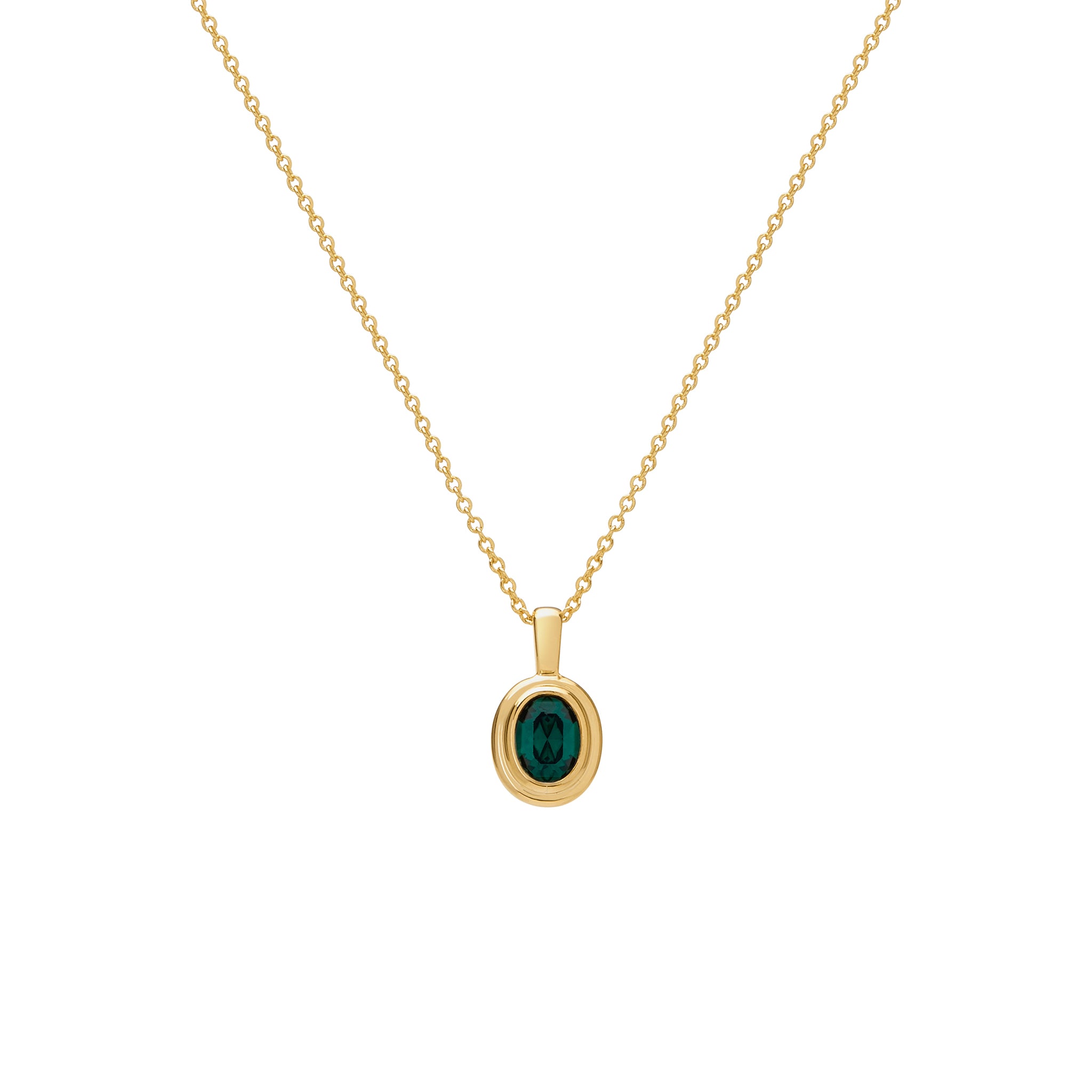 Ingrid Necklace - Emerald Green – ALIX YANG Jewellery