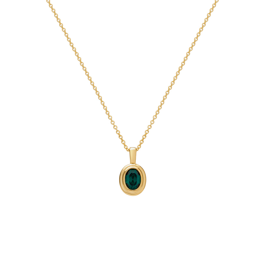 Ingrid Necklace - Emerald Green – ALIX YANG Jewellery