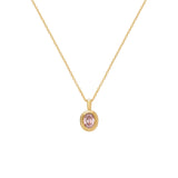 Ingrid Necklace - Light Rose