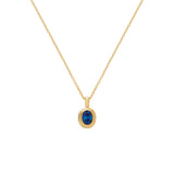 Ingrid Necklace - Sapphire Blue