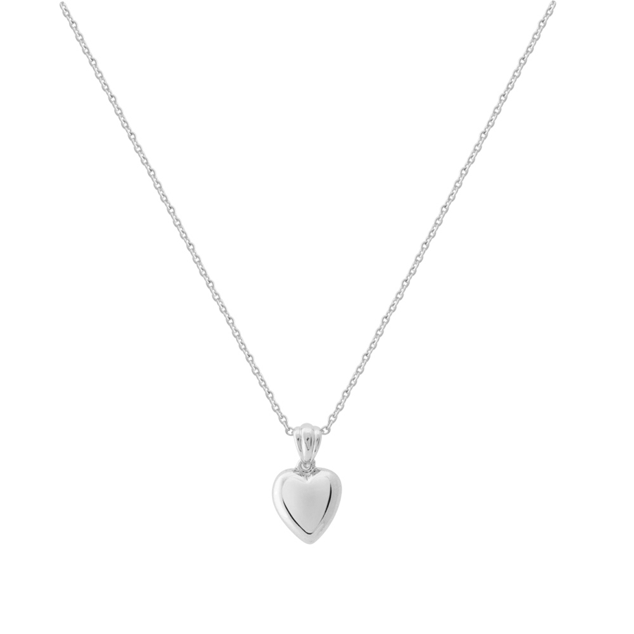 Stole My Heart Necklace - Silver