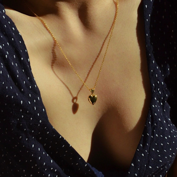 ALIX YANG Stole My Heart Necklace gold (Love heart necklace)