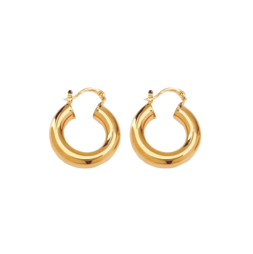 Arlo Hoops - Gold – ALIX YANG Jewellery