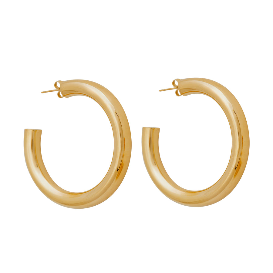 Kennedy Hoops - Gold – ALIX YANG Jewellery